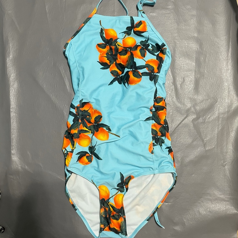 Blue bathing suit